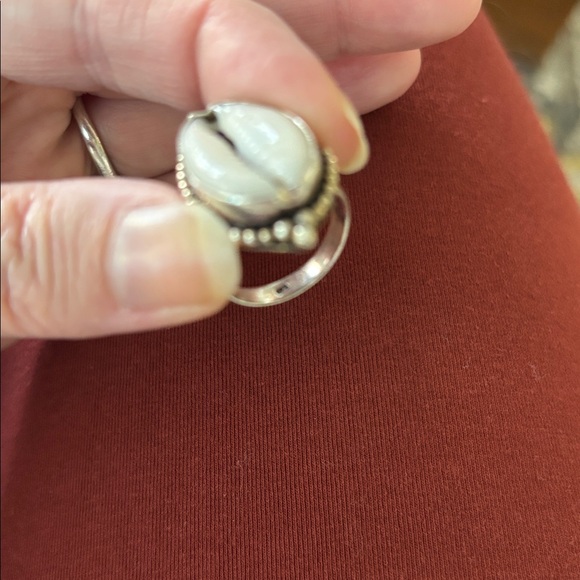 Sterling & cowrie shell - Picture 3 of 3